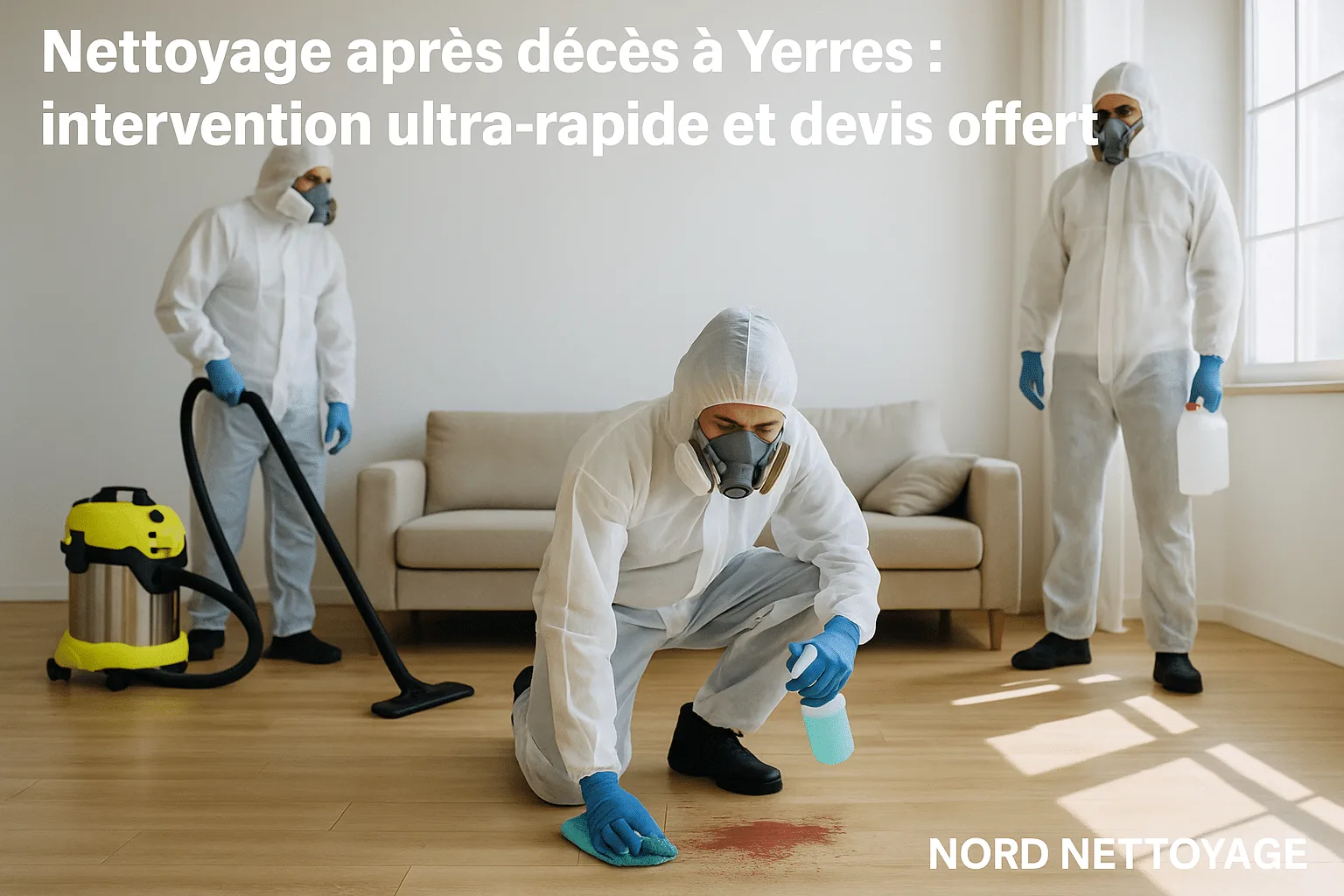 Nettoyage après décès à Yerres : intervention ultra-rapide et devis offert