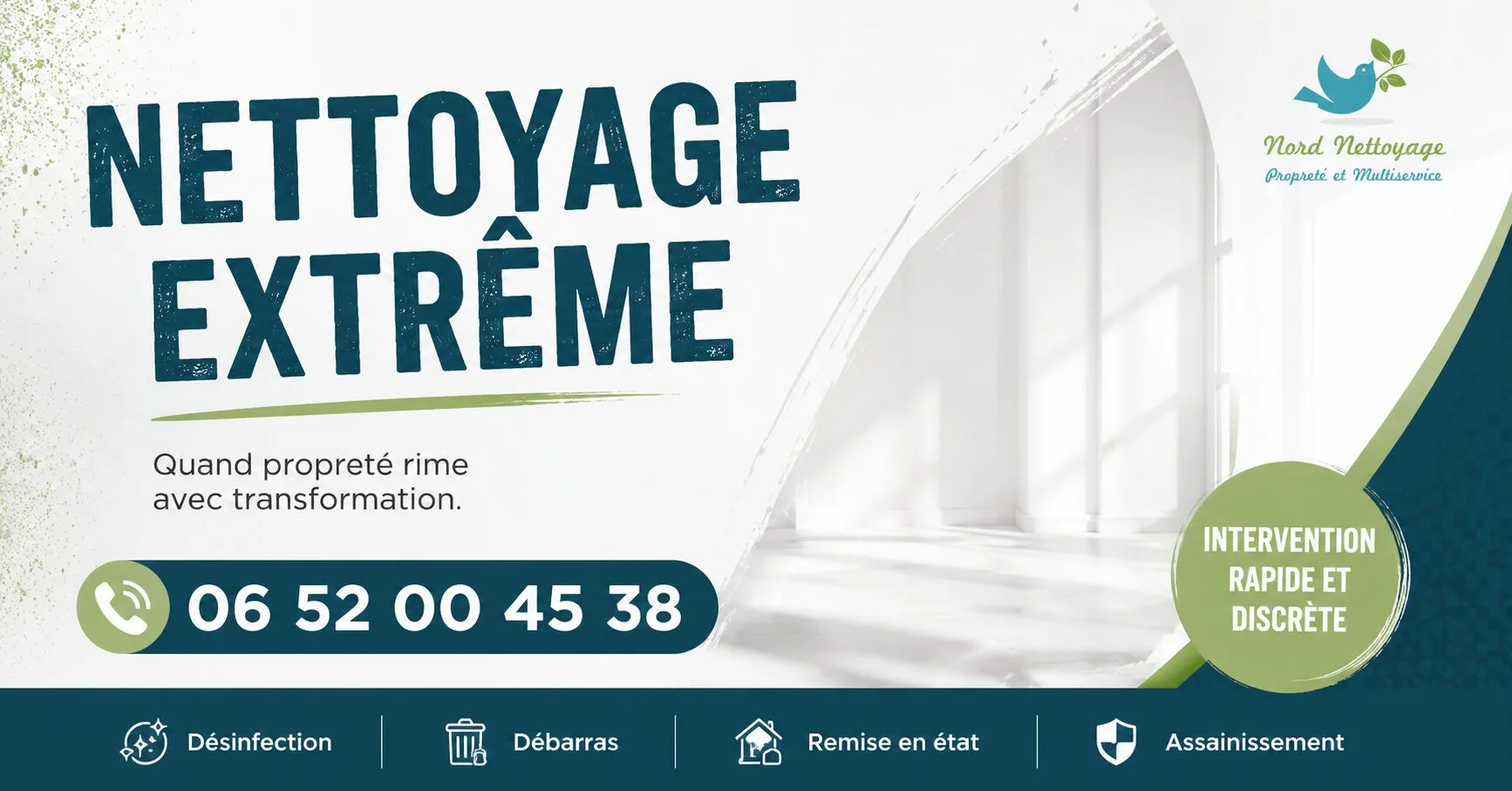 Andilly : nos prestations de nettoyage extrême