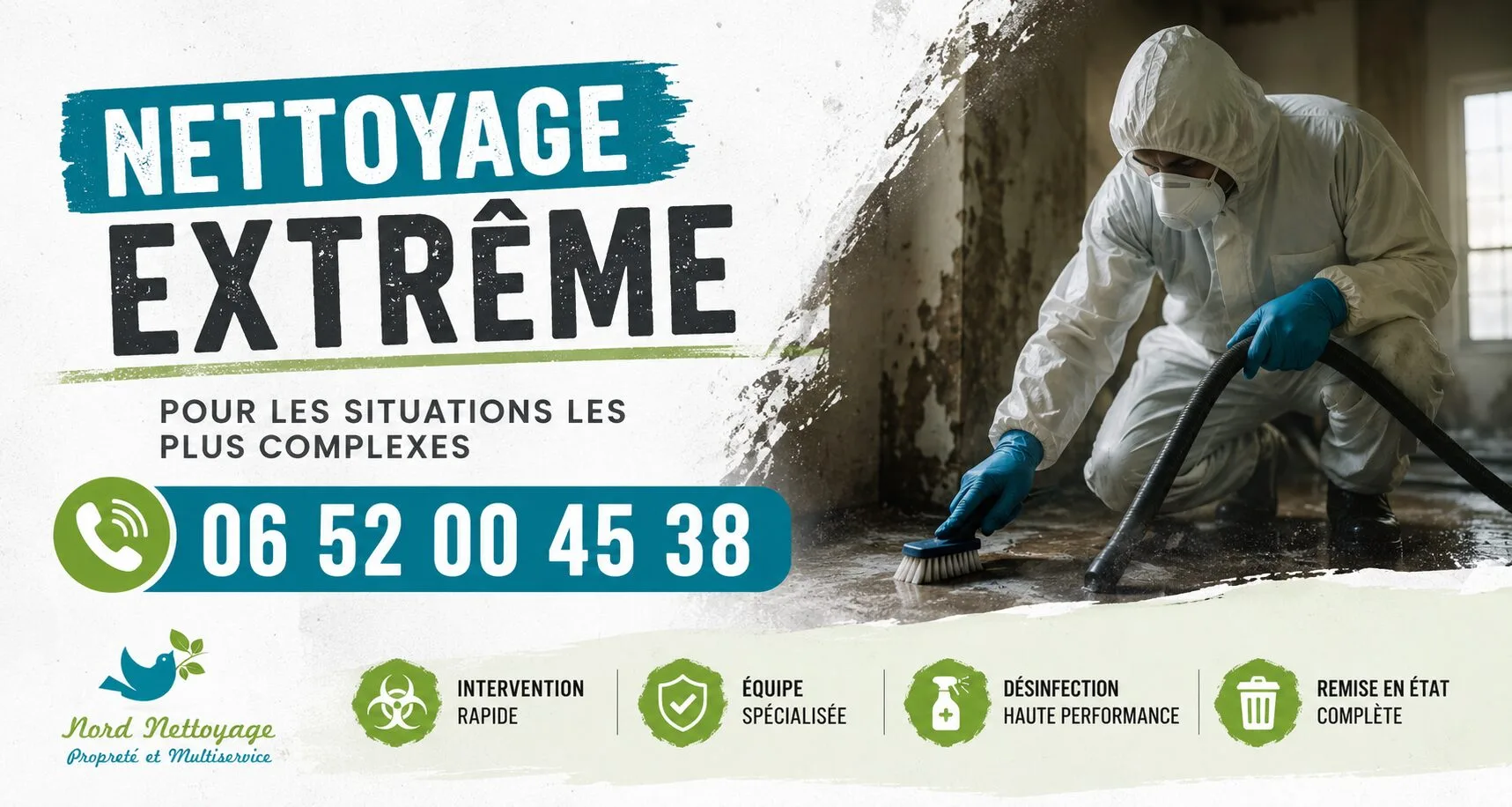 Bailly : nos prestations de nettoyage extrême