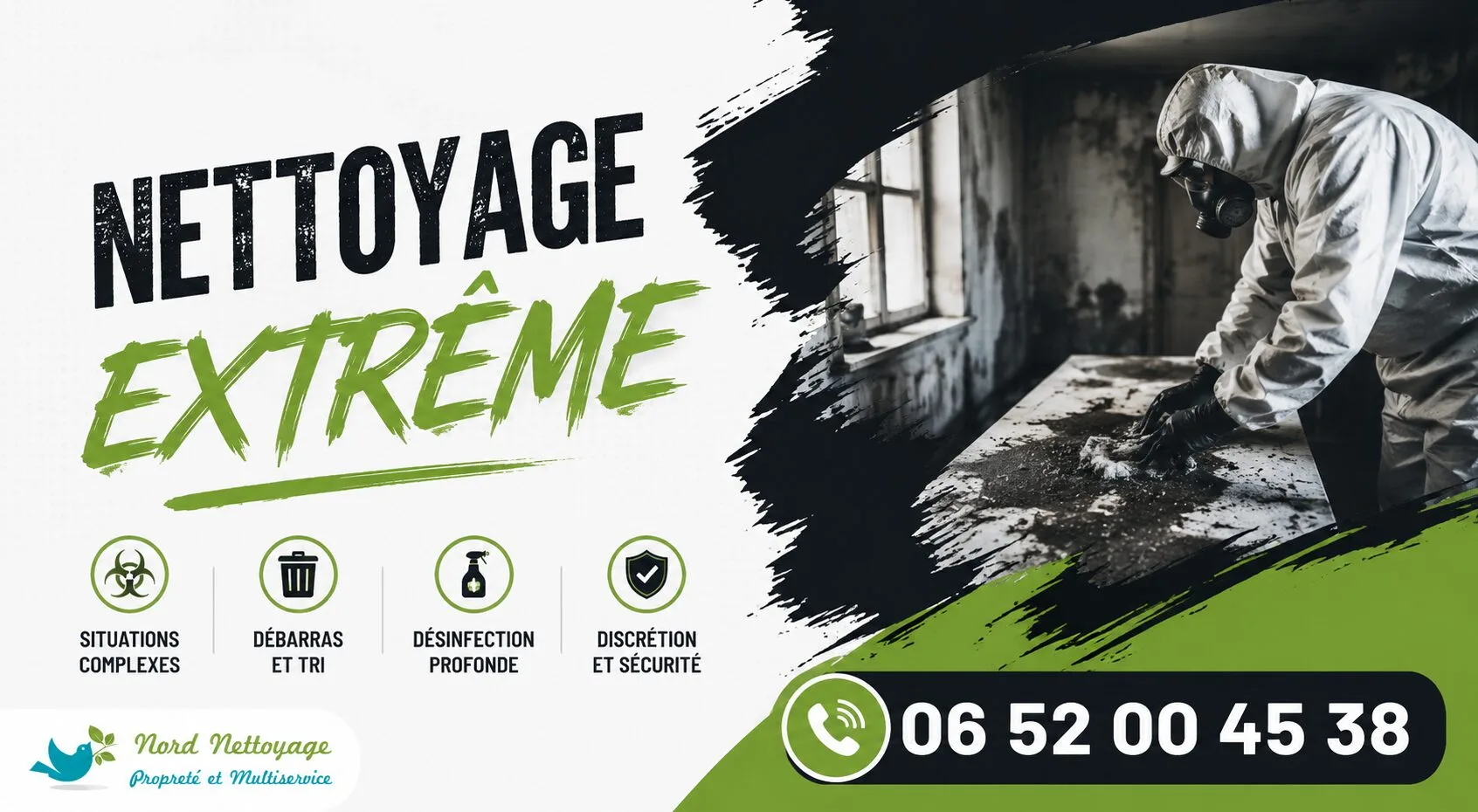 Beauchamp : nos prestations de nettoyage extrême