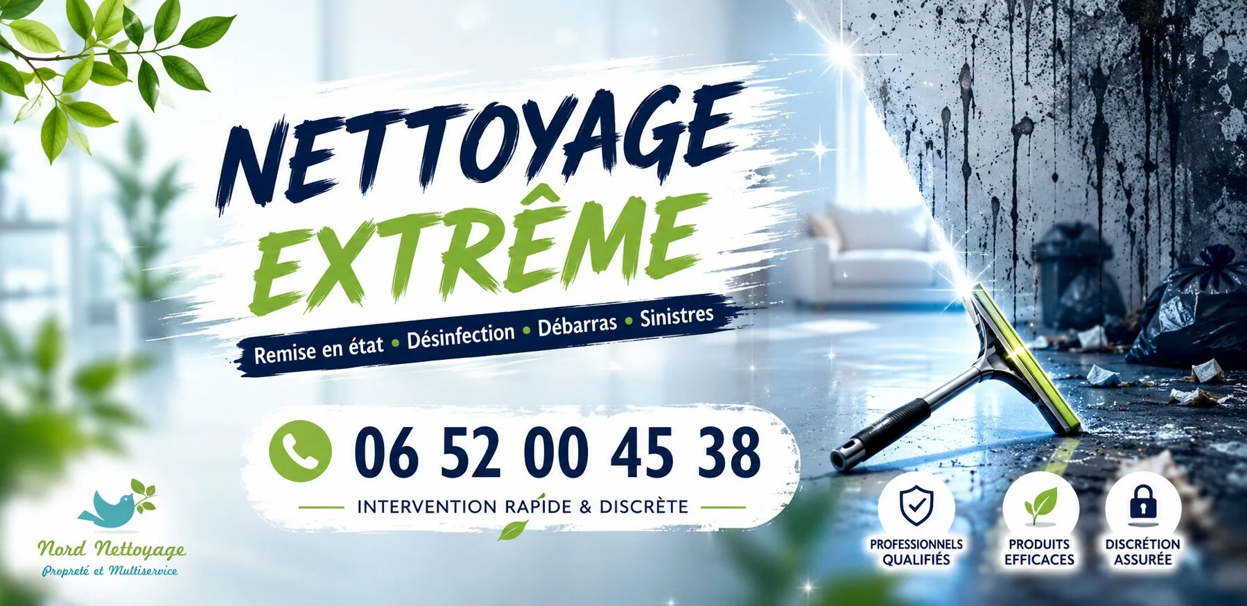 Bondoufle : nos prestations de nettoyage extrême