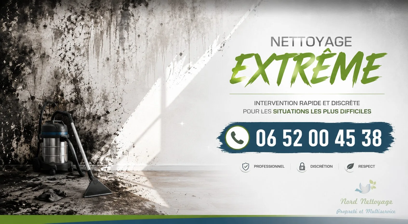 Bruyères-sur-Oise : nos prestations de nettoyage extrême