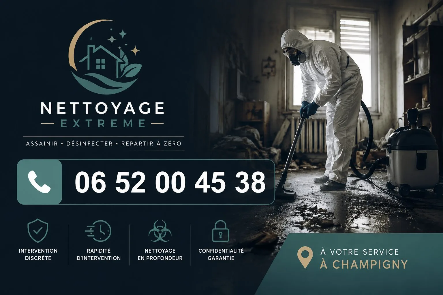 Champigny : nos prestations de nettoyage extrême
