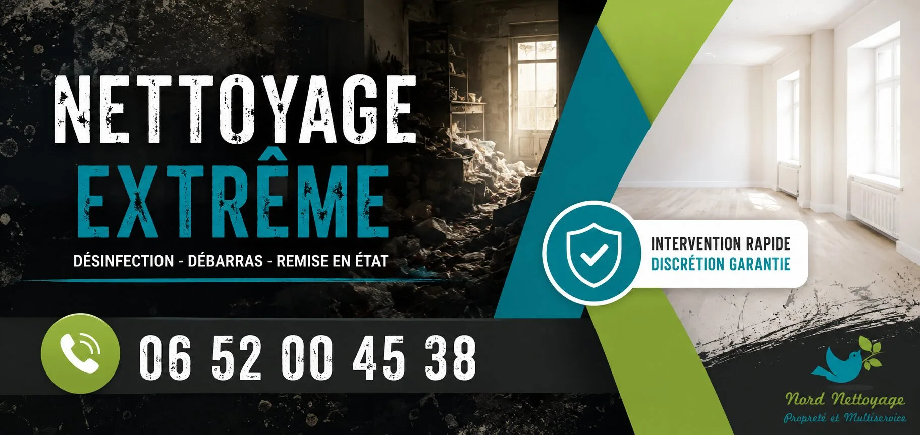 Écouen : nos prestations de nettoyage extrême