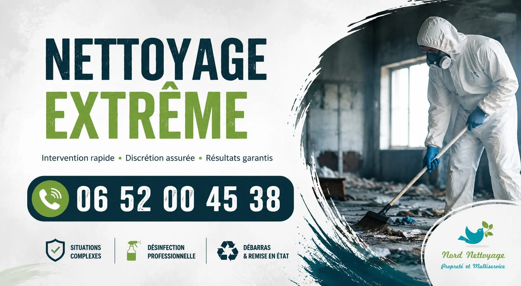 Essert : nos prestations de nettoyage extrême