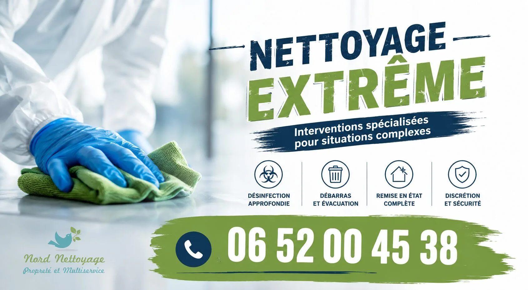 Étréchy : nos prestations de nettoyage extrême