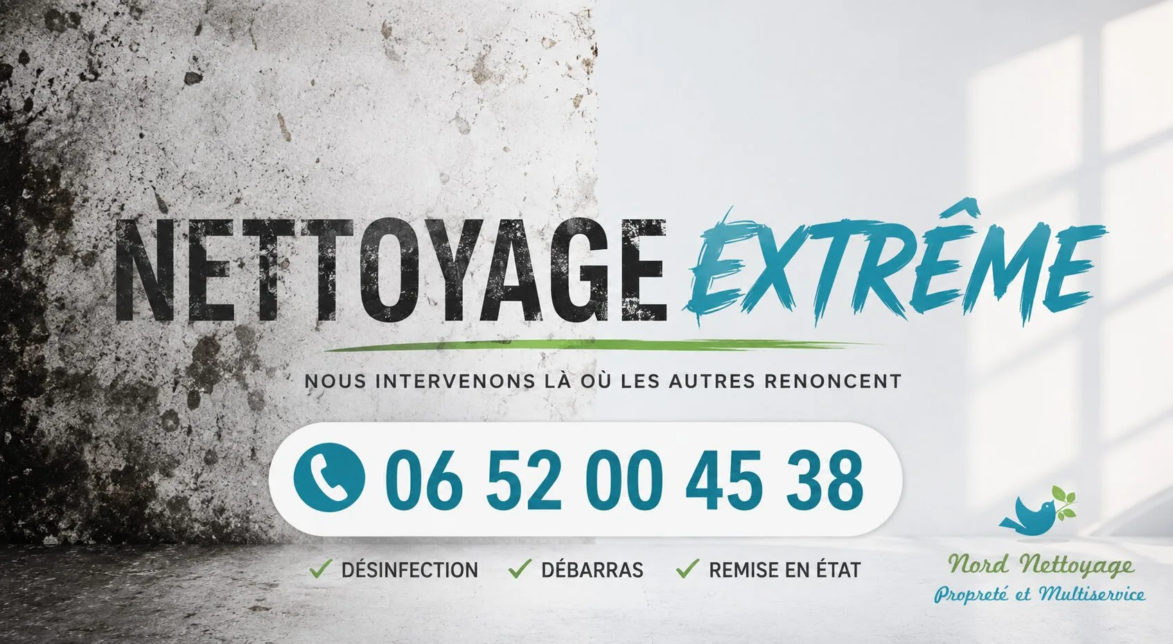 Guerville : nos prestations de nettoyage extrême