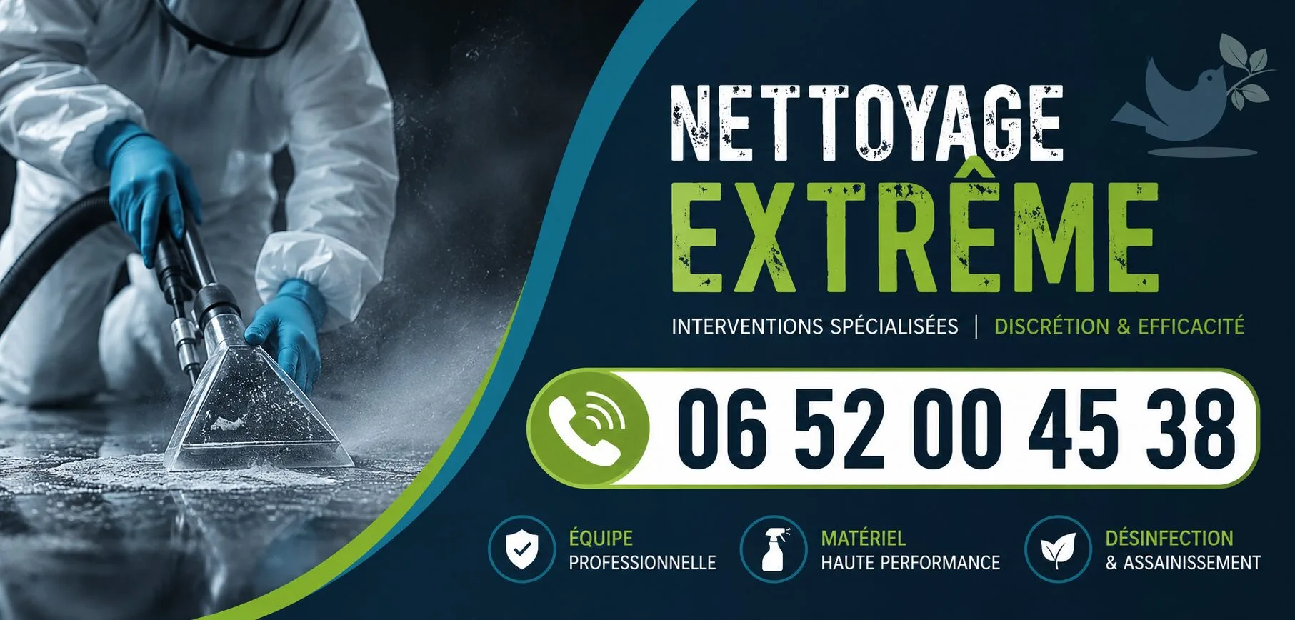 Héricy : nos prestations de nettoyage extrême