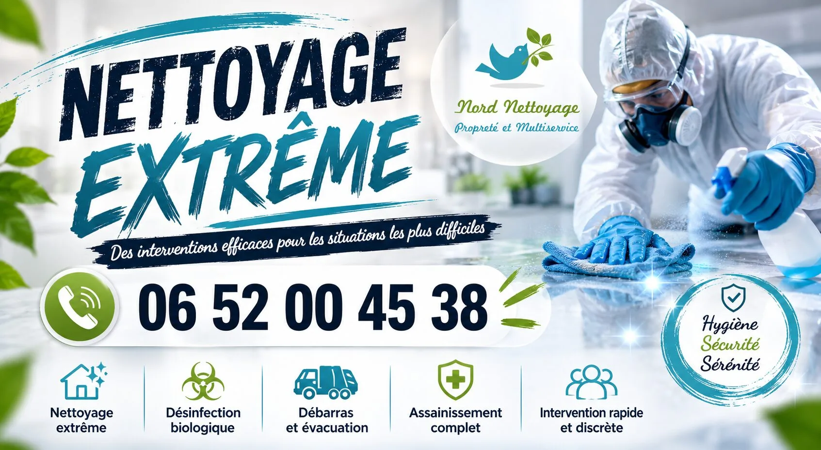 Le Perray-en-Yvelines : nos prestations de nettoyage extrême