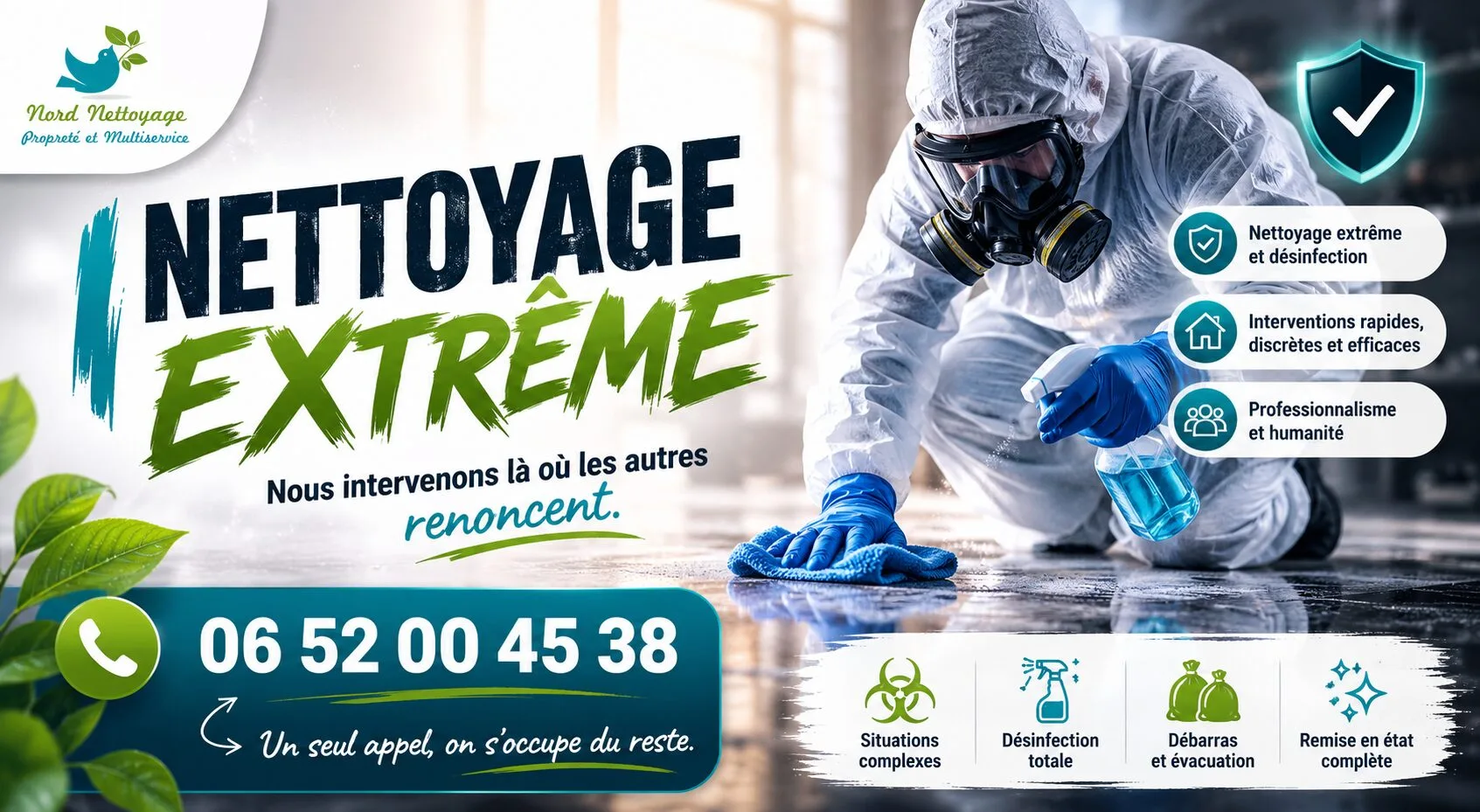 Maiche : nos prestations de nettoyage extrême