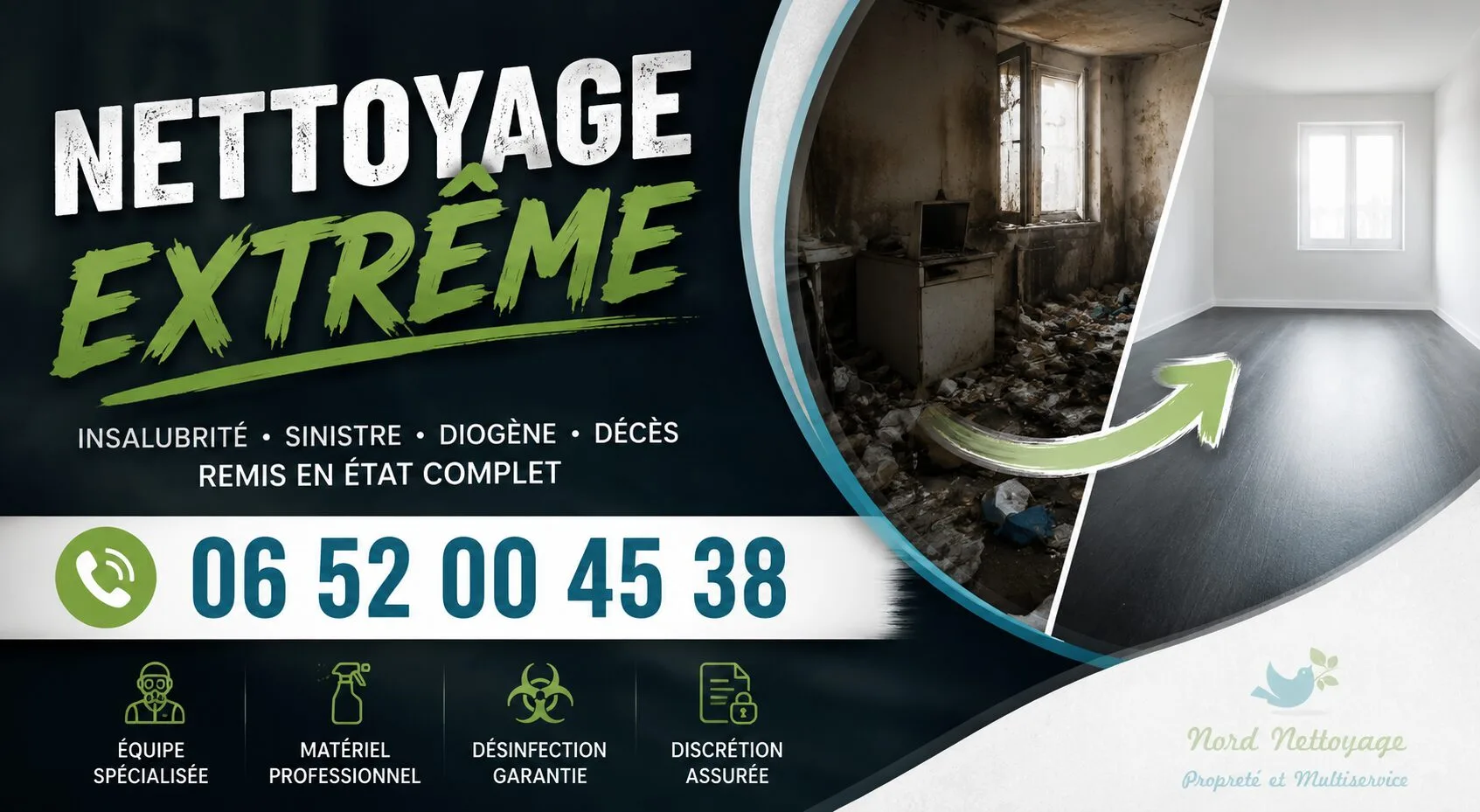 Maisse : nos prestations de nettoyage extrême