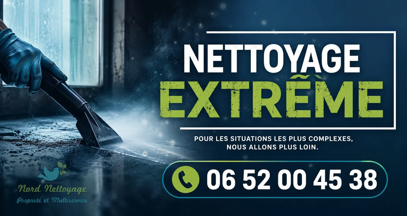 Menucourt : nos prestations de nettoyage extrême