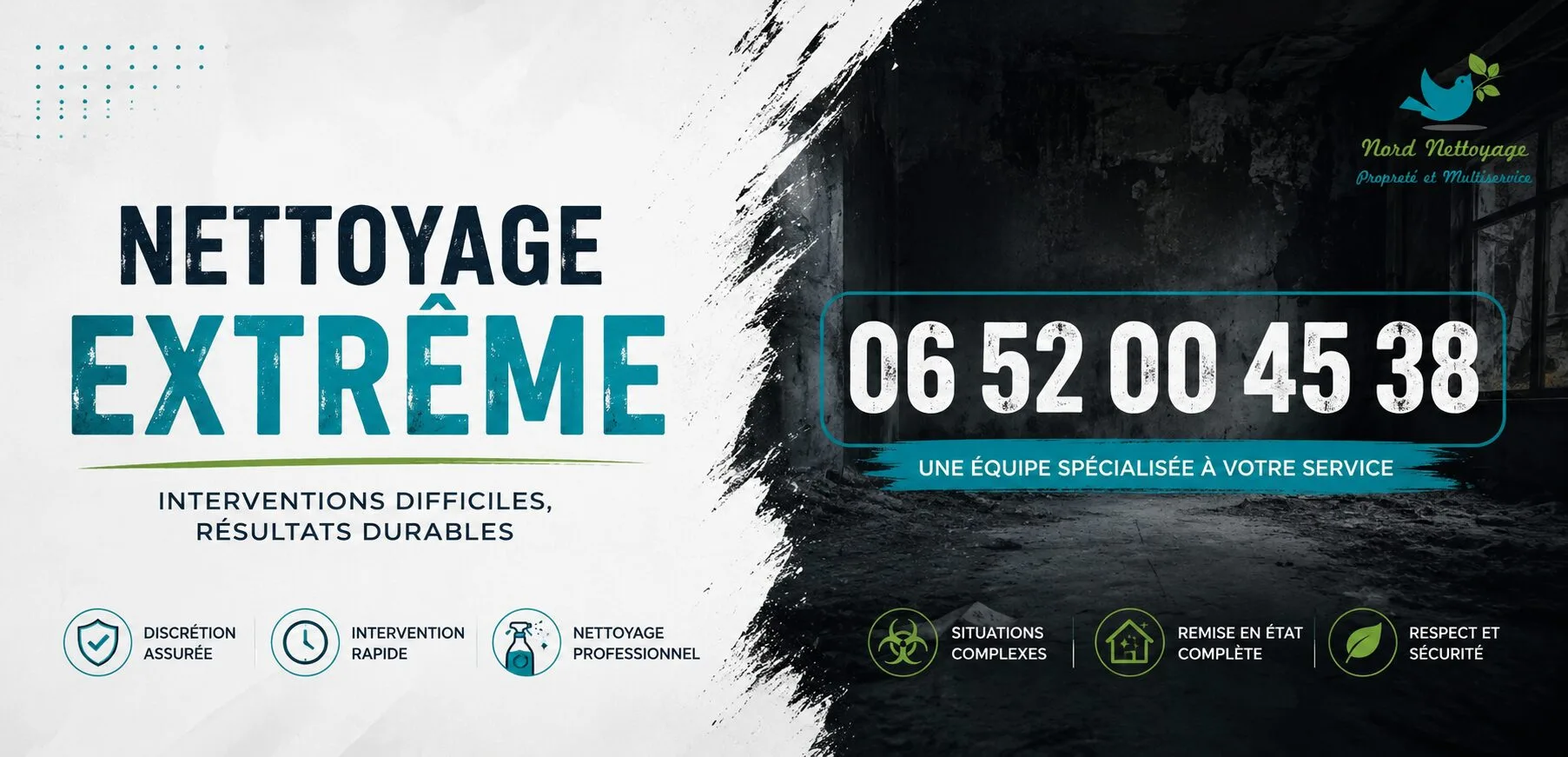 Mériel : nos prestations de nettoyage extrême