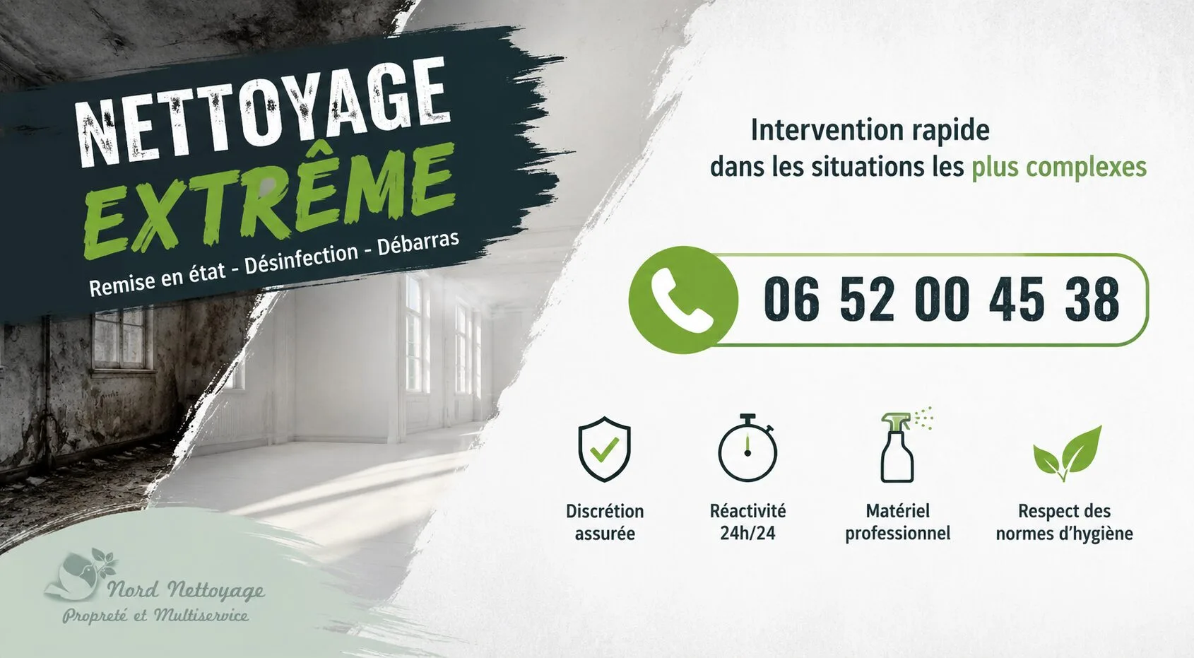 Montcourt-Fromonville : nos prestations de nettoyage extrême