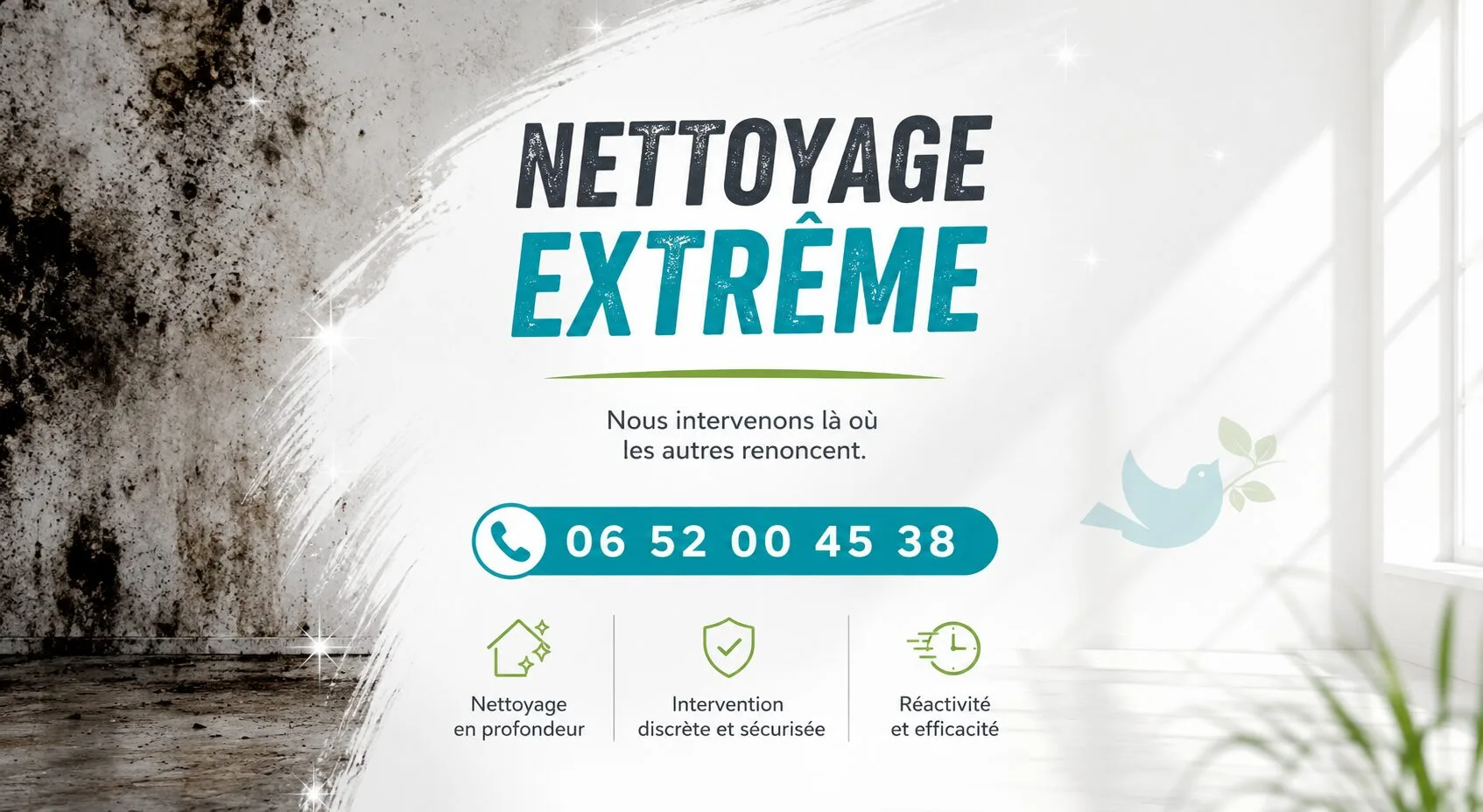 Montsoult : nos prestations de nettoyage extrême