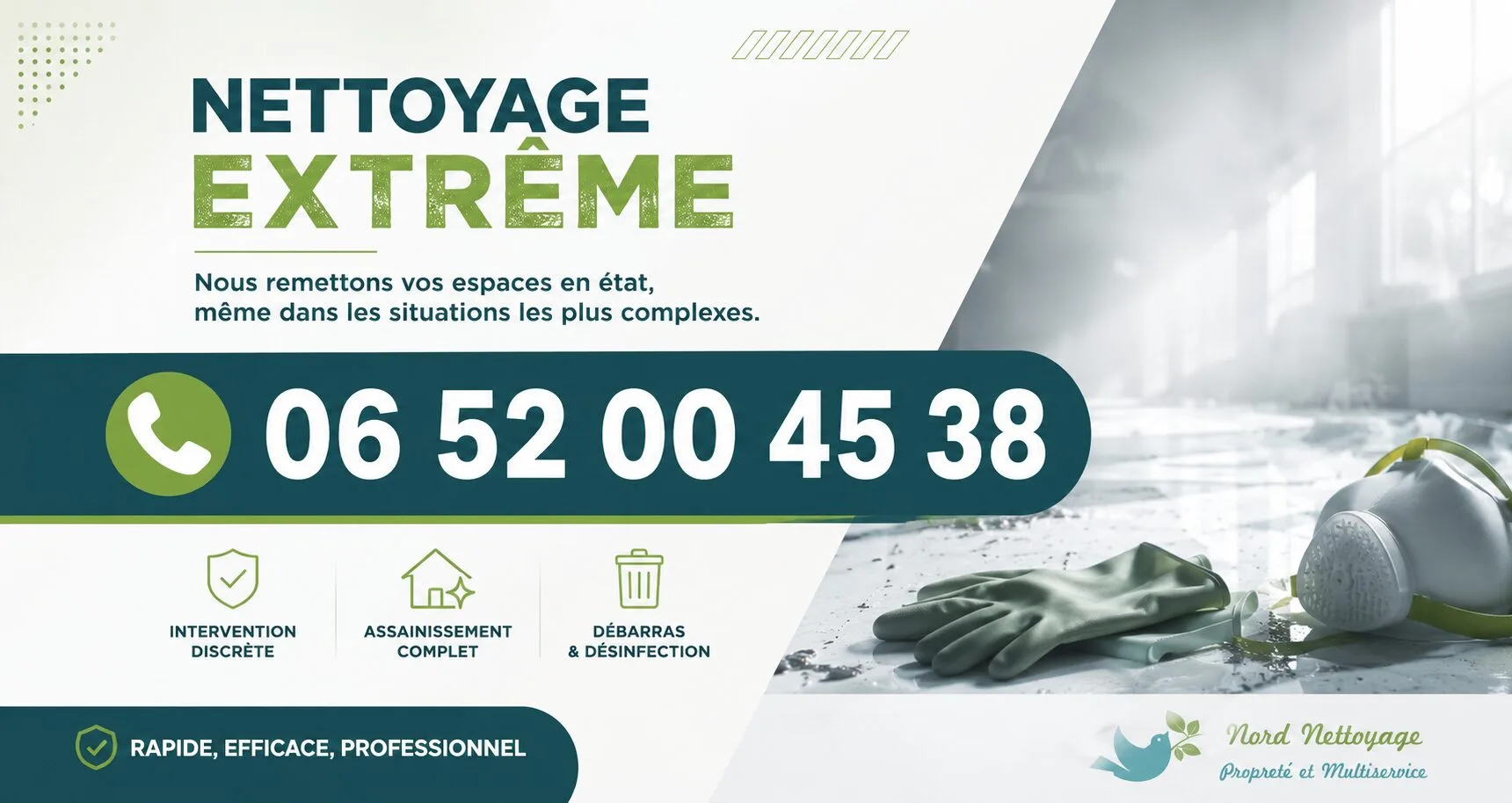 Neuville-sur-Oise : nos prestations de nettoyage extrême