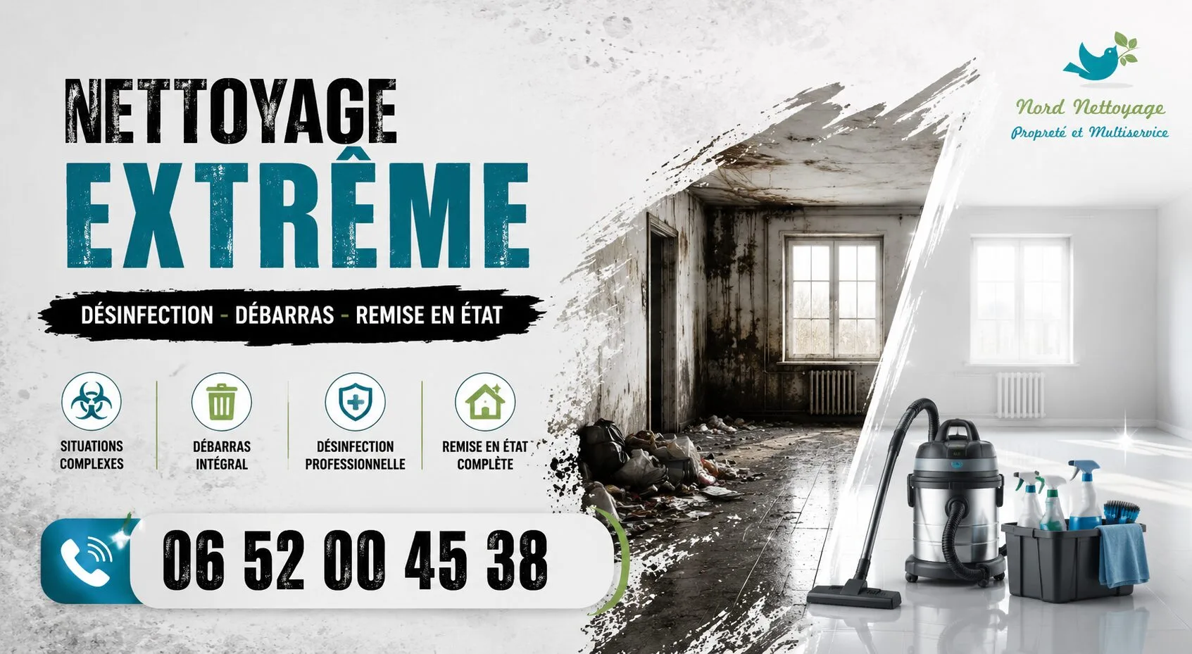 Paray-Vieille-Poste : nos prestations de nettoyage extrême