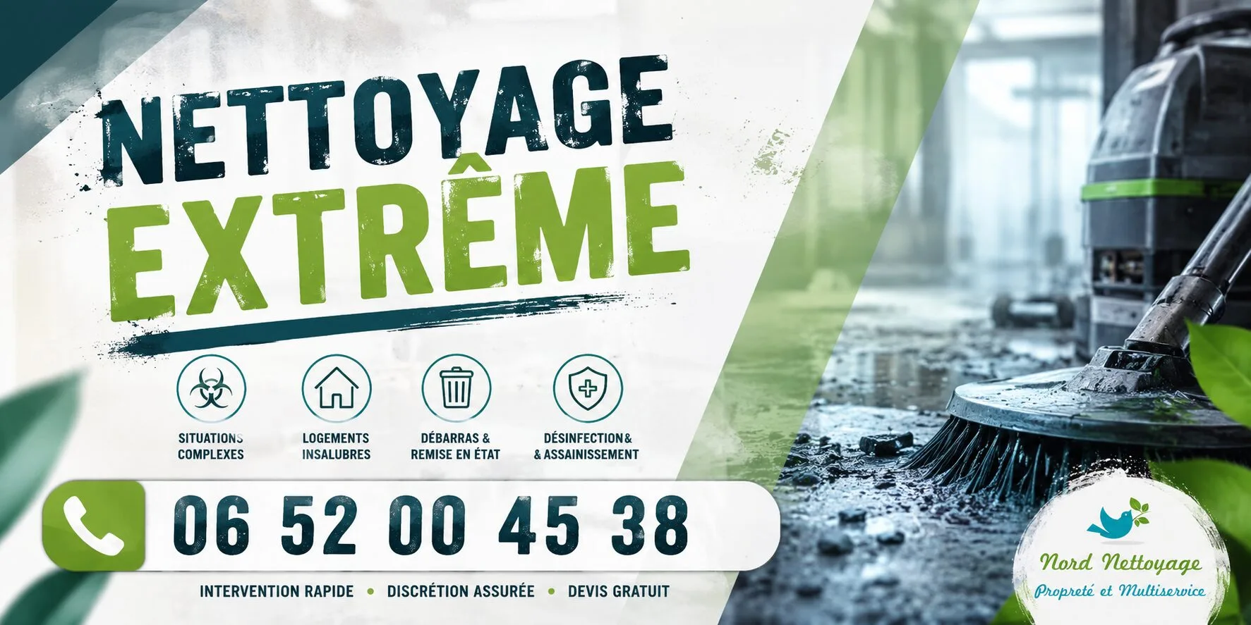 Paron : nos prestations de nettoyage extrême