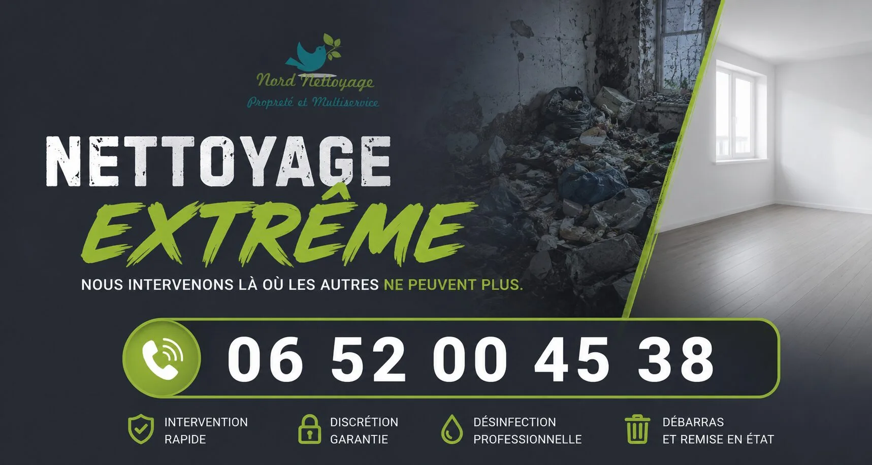 Porcheville : nos prestations de nettoyage extrême