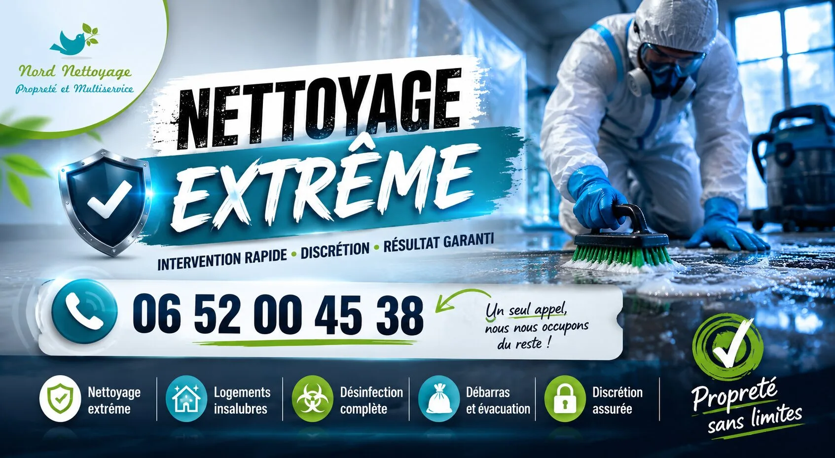 Saclay : nos prestations de nettoyage extrême