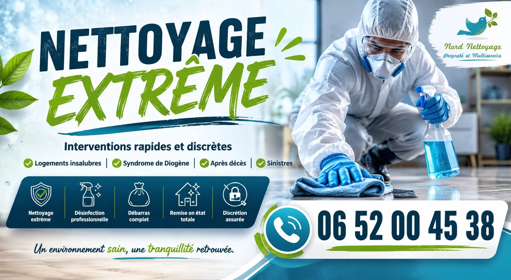 Saint-Leu-la-Forêt : nos prestations de nettoyage extrême