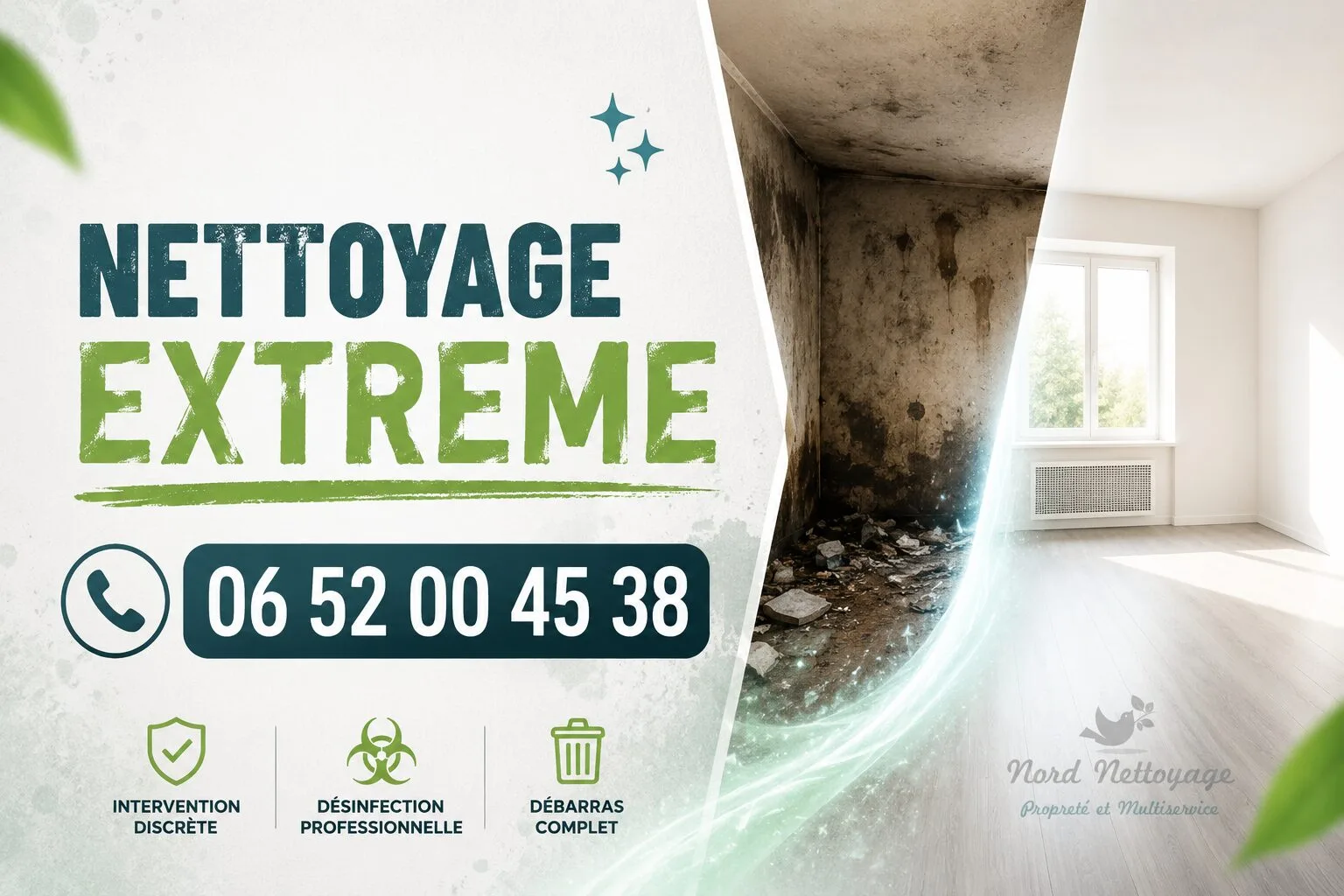 Saint-Nom-la-Bretèche : nos prestations de nettoyage extrême