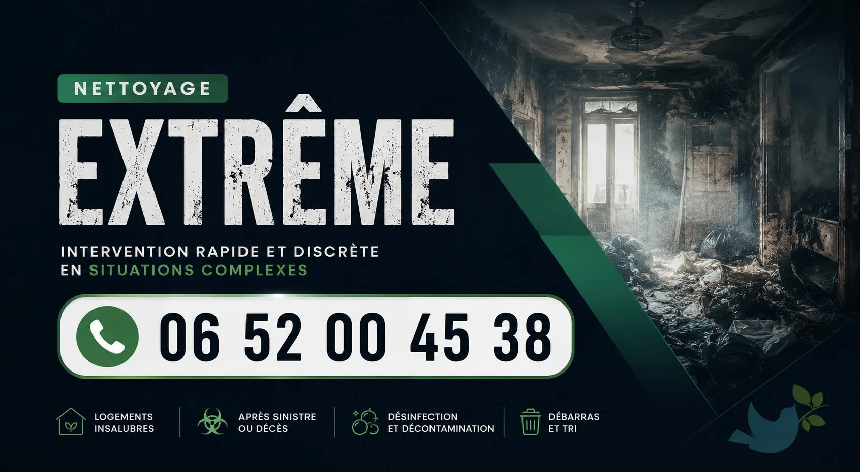 Saône : nos prestations de nettoyage extrême