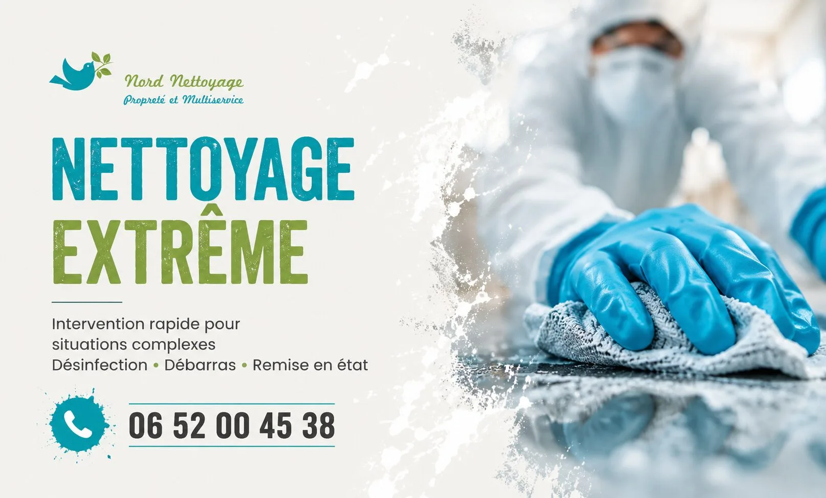 Talant : nos prestations de nettoyage extrême