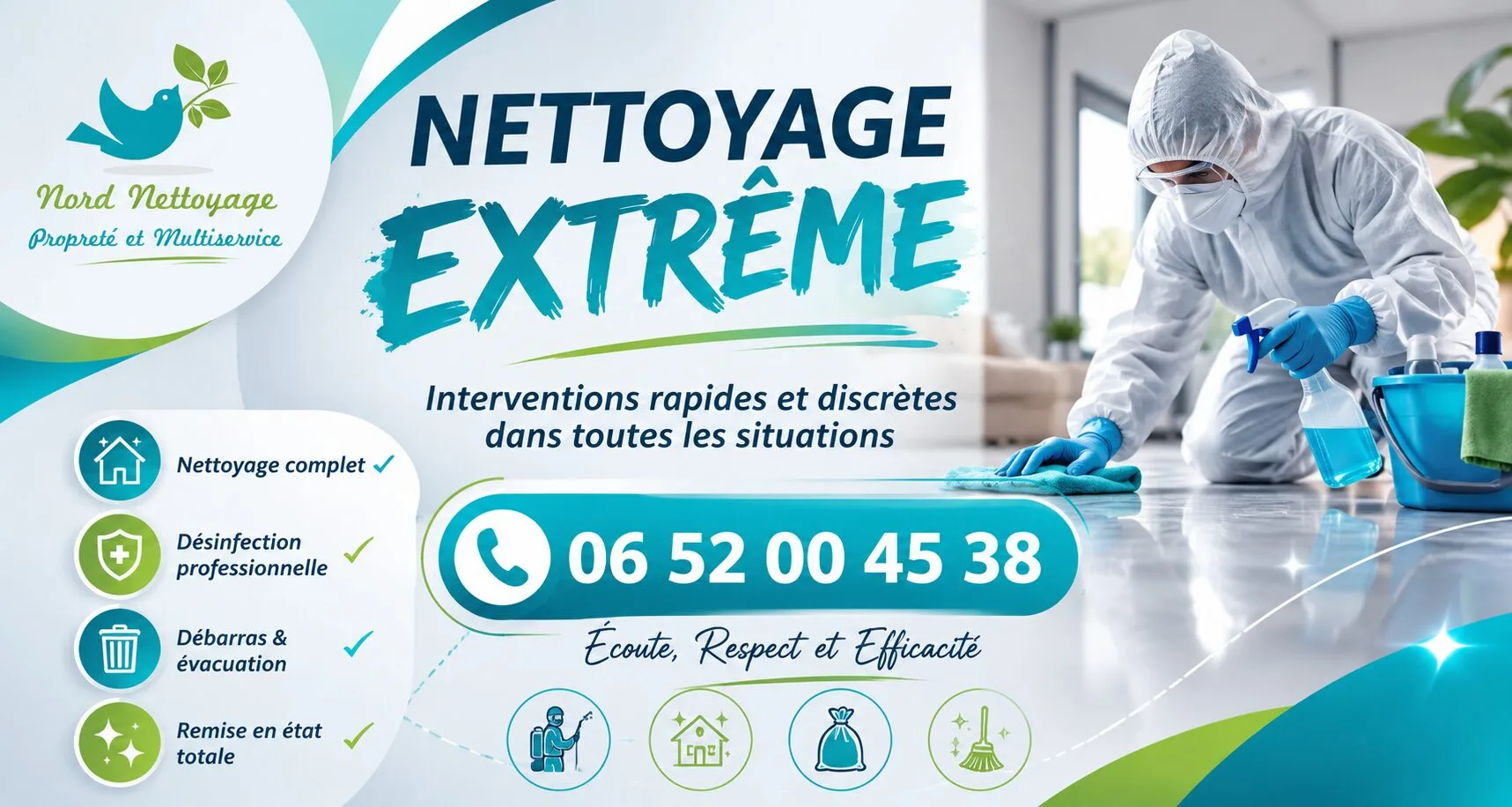 Valenton : nos prestations de nettoyage extrême