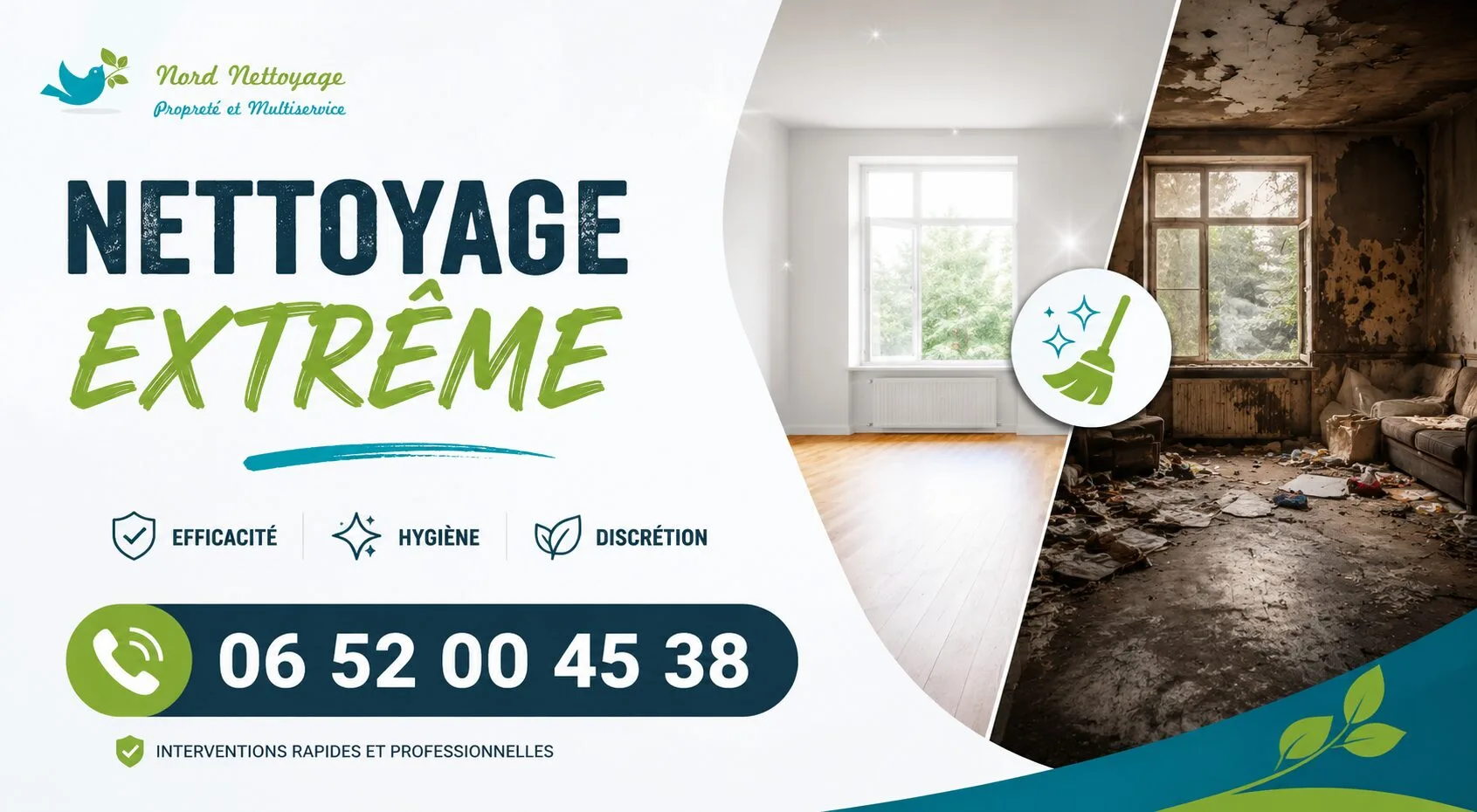 Vauréal : nos prestations de nettoyage extrême