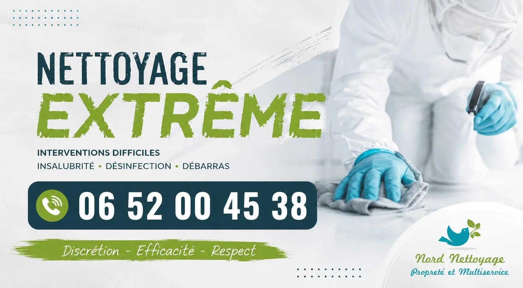 Verneuil-l’Étang : nos prestations de nettoyage extrême