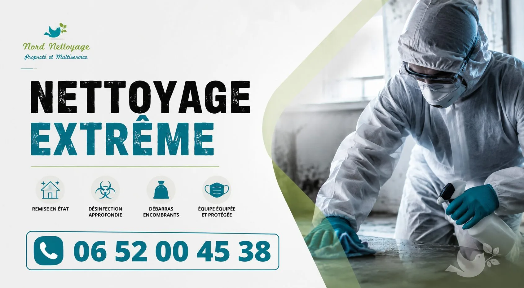 Vert-le-Petit : nos prestations de nettoyage extrême