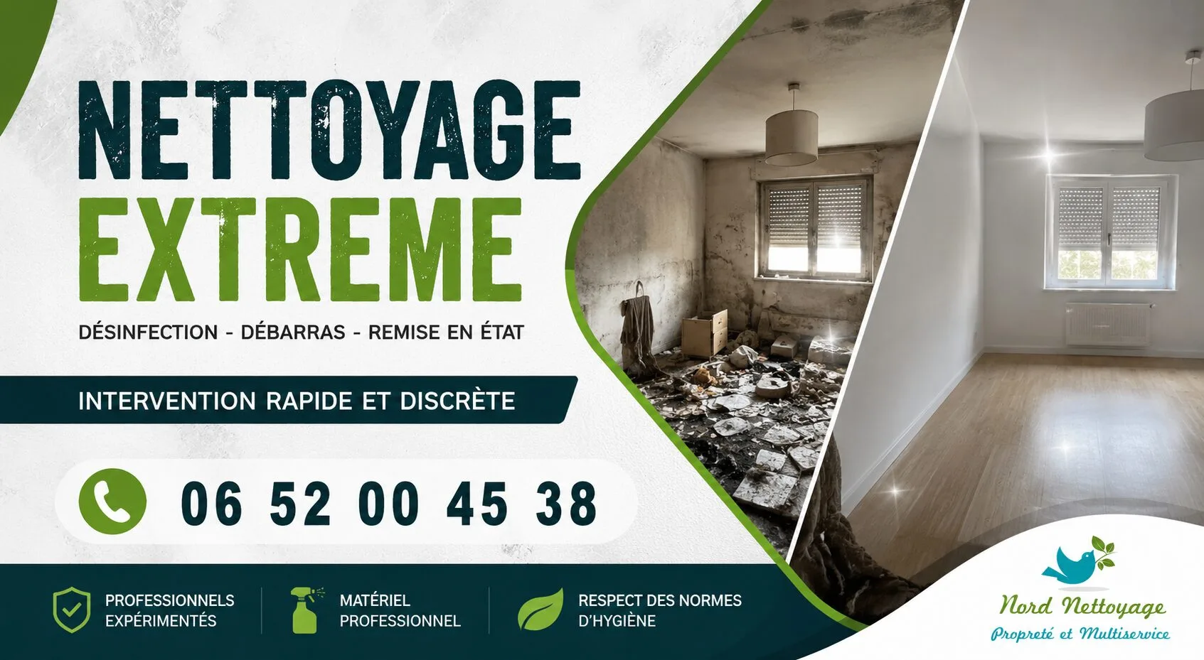 Villiers-sur-Orge : nos prestations de nettoyage extrême