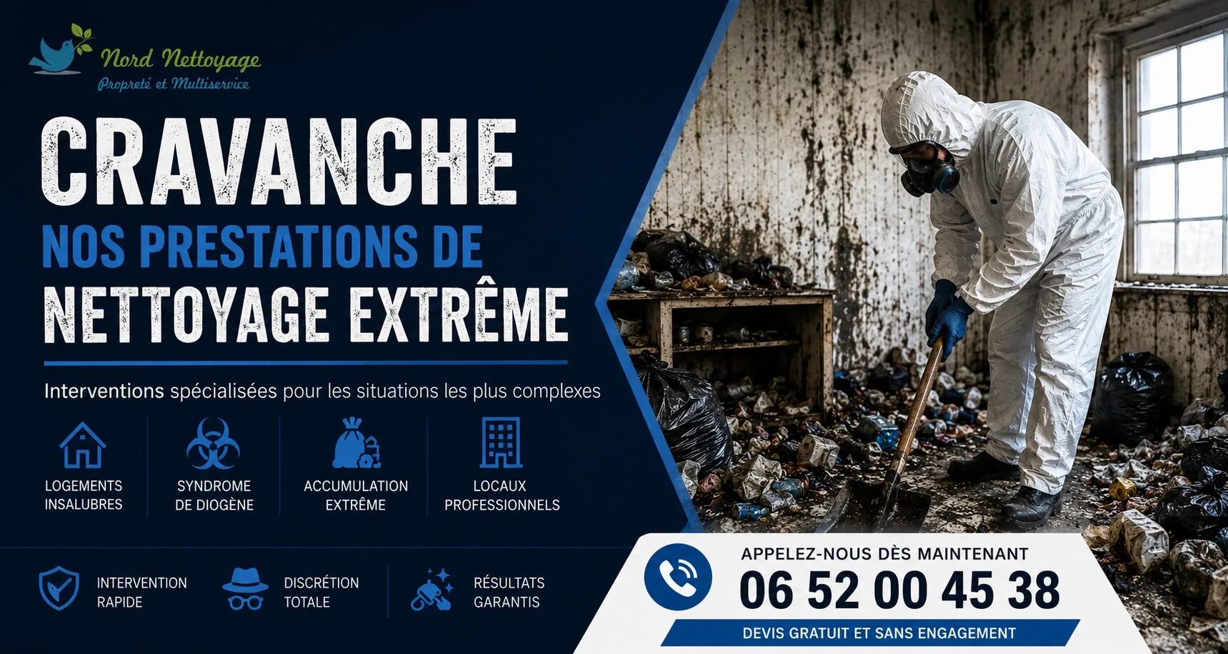 Cravanche : nos prestations de nettoyage extrême