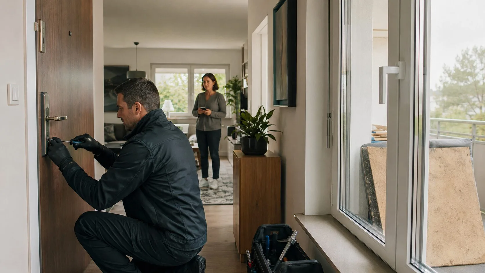 Comment sécuriser une intervention quand les issues sont bloquées porte, fenêtres, balcon