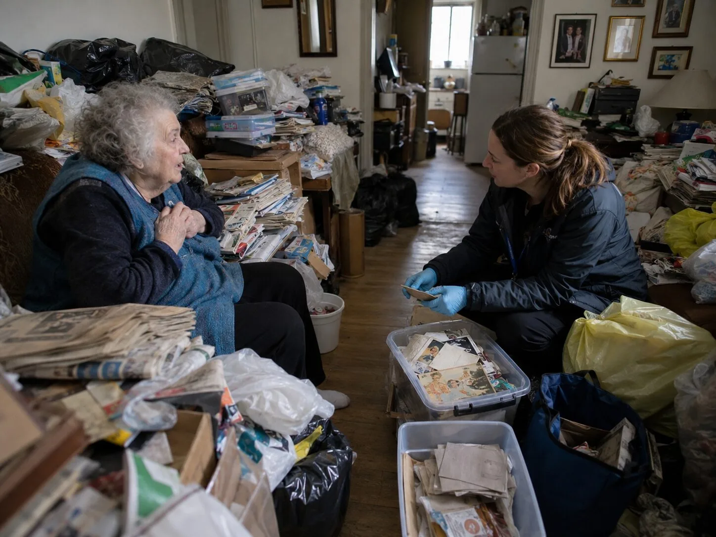 Comment faire quand le résident exige de “tout garder” mais que les déchets sont majoritaires ?
