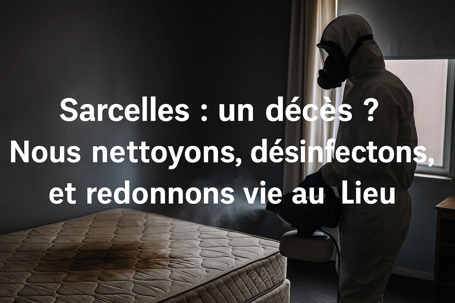 Sarcelles : un décès ? Nous nettoyons, désinfectons, et redonnons vie au lieu