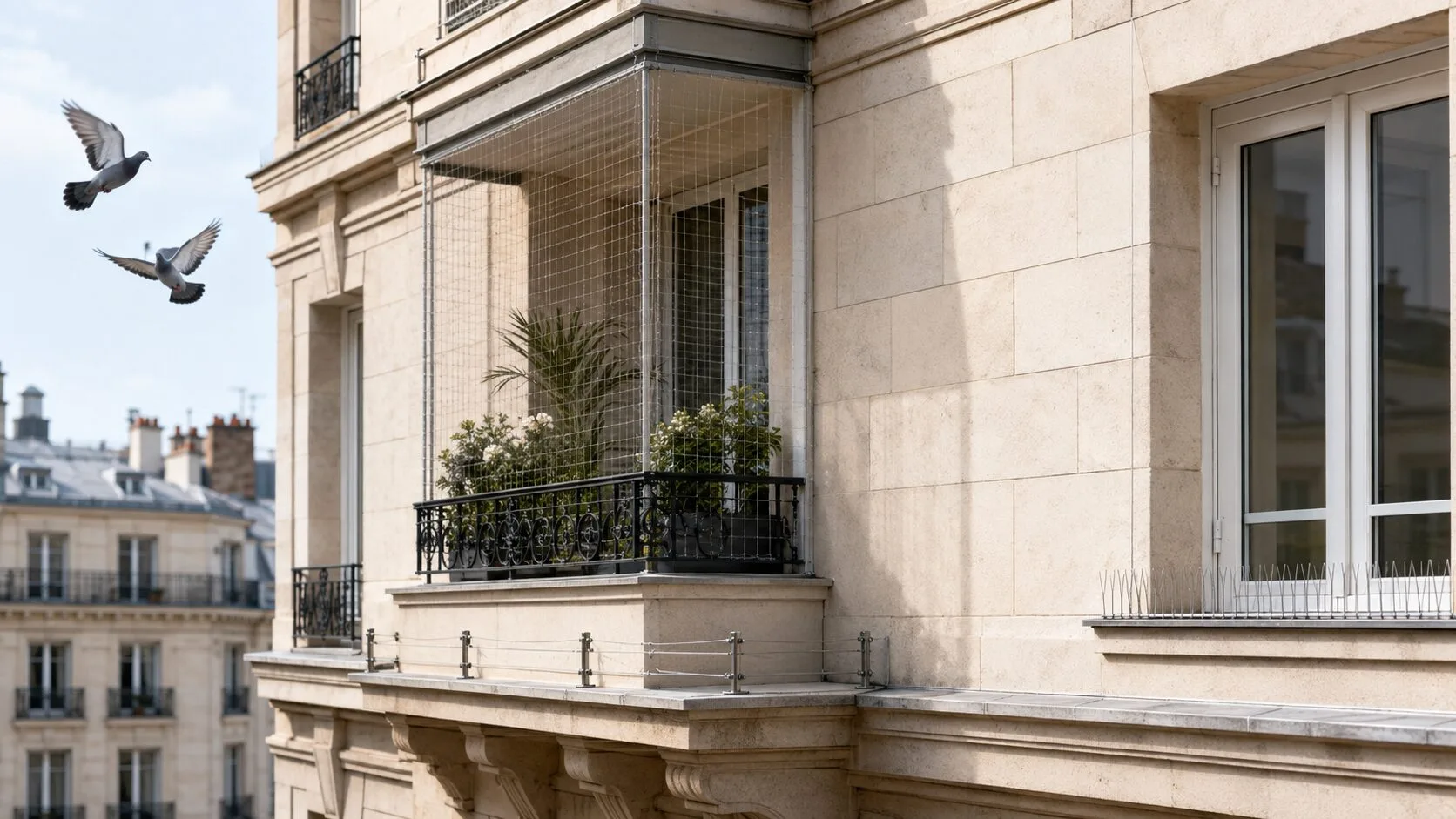 Quelles solutions anti-pigeons sont compatibles avec les règles de copropriété ?