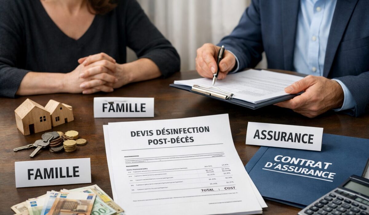 Répartition des frais de désinfection après décès entre famille, succession, bailleur et assurance