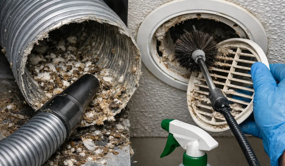 Fientes dans ventilation : comment nettoyer gaines et bouches d’aération correctement ?