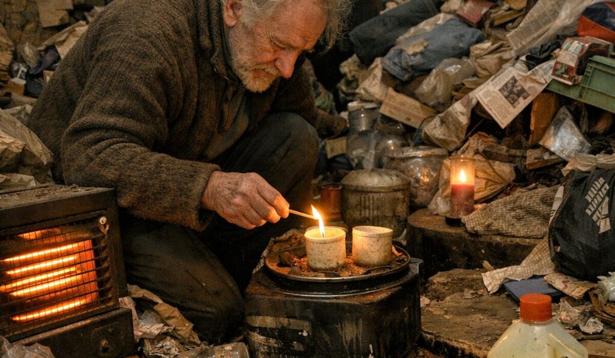 Patient atteint du syndrome de Diogène dans un logement encombré exposé à des risques d’incendie, de chute et d’intoxication domestique