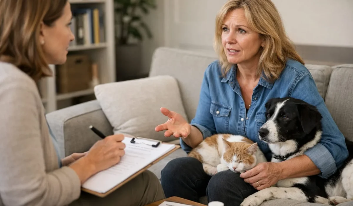 Quels critères précis permettent d’évaluer si la personne peut conserver un ou deux animaux après intervention sans risque de rechute massive ?