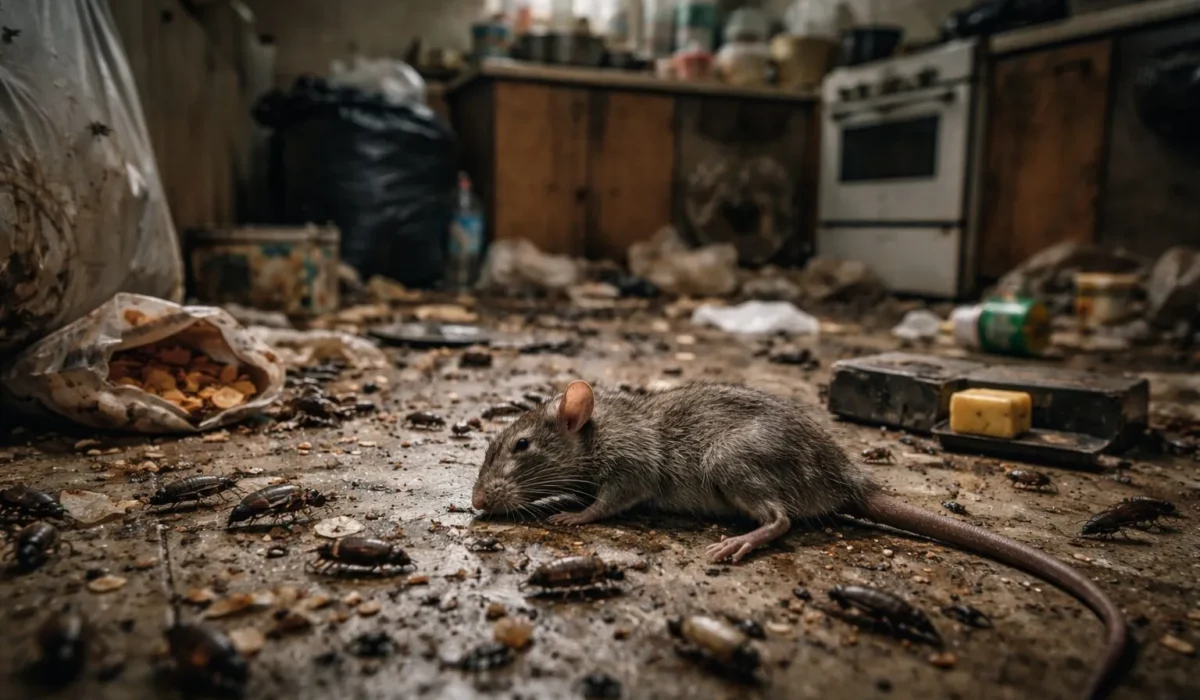 Comment traiter simultanément rats/souris + insectes dans un logement insalubre ?