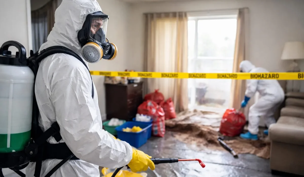 Décontamination biologique après décès en 9 étapes opérationnelles