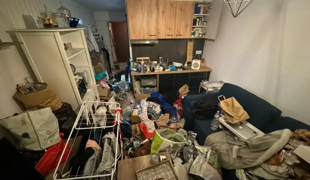 désinfection d'une maison sale