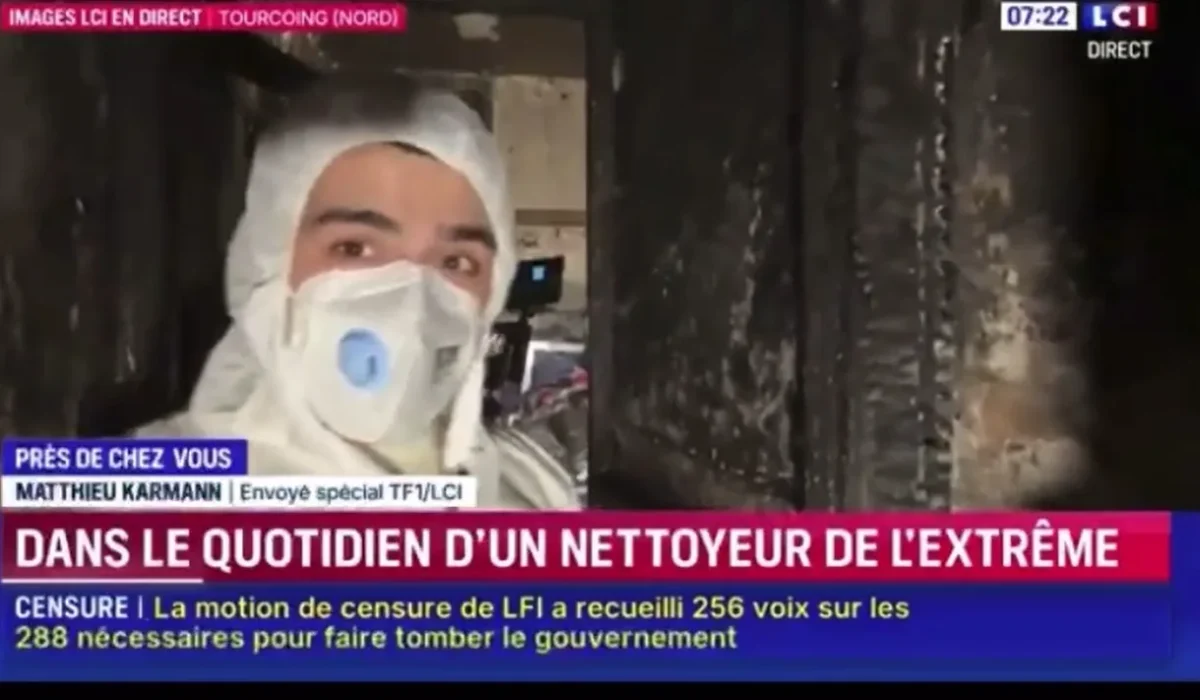 NORD NETTOYAGE à l’honneur sur LCI lors d’une intervention Diogène