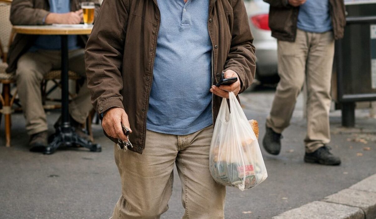 Patient atteint du syndrome de Korsakoff semblant autonome dans la rue, illustrant les difficultés à maintenir une vie quotidienne cohérente sur plusieurs jours