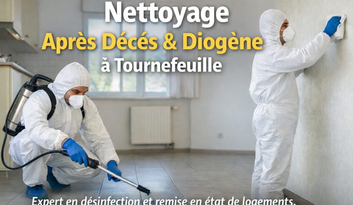 Nettoyage après décès et nettoyage Diogène à Tournefeuille
