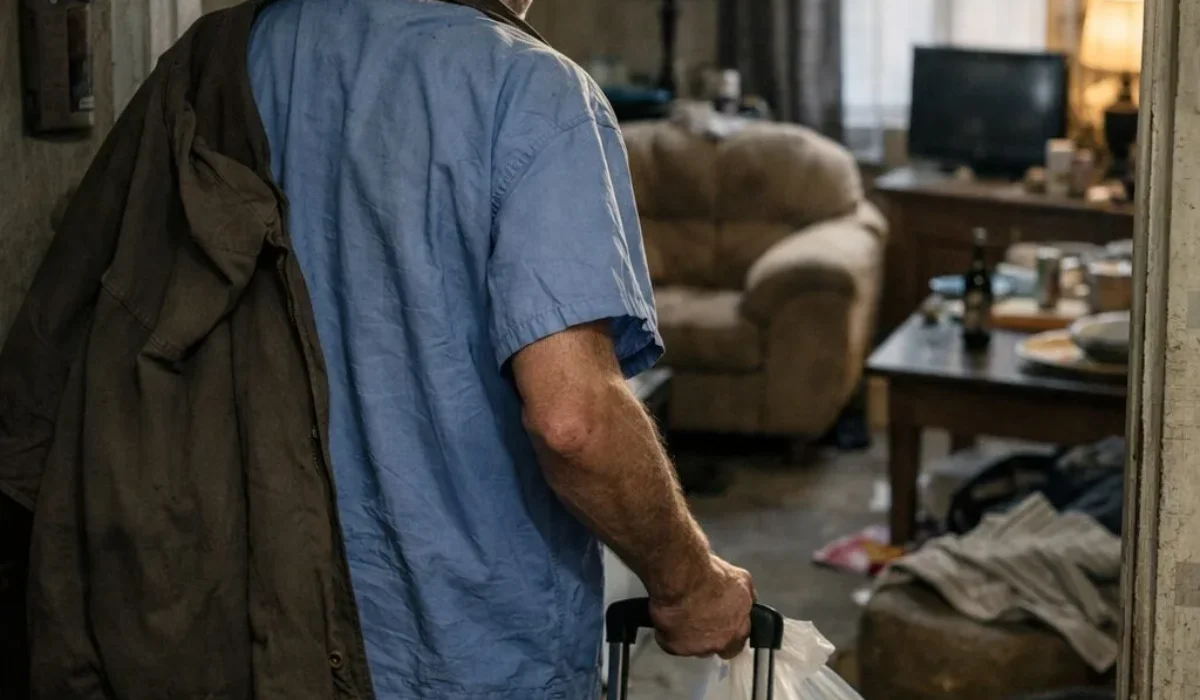 Pourquoi le retour à domicile après hospitalisation est-il particulièrement à risque chez un patient Korsakoff sans étayage familial fort ?