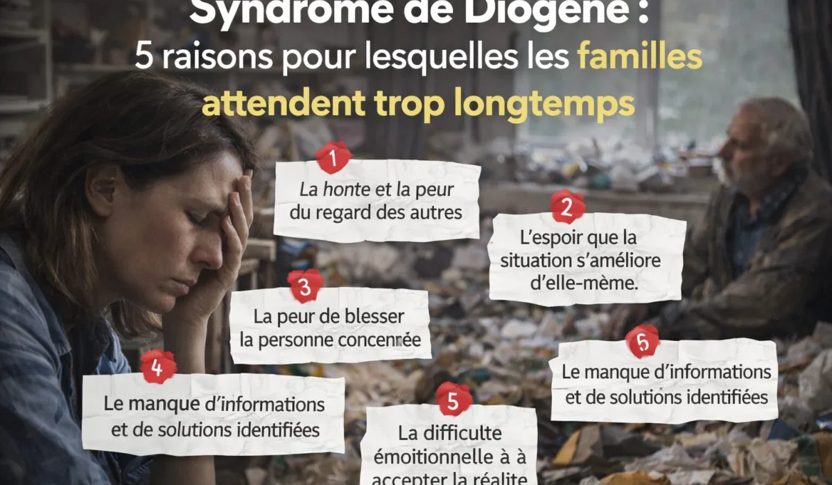 Syndrome de Diogène : 5 raisons pour lesquelles les familles attendent trop longtemps